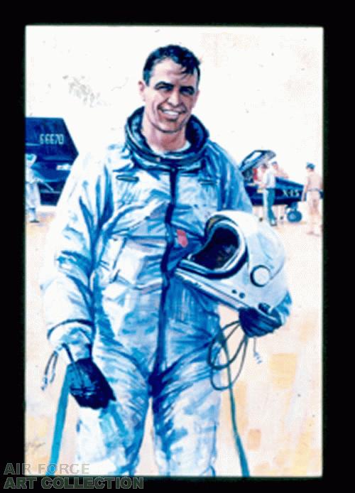 MAJOR ROBERT M WHITE - X-15 PILOT